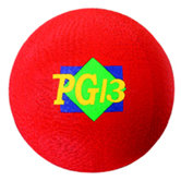 Playground Ball Red 13 In 2 Ply