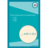 Brain Blasters Math Practice Cards