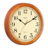 Opal High Quality Round Wooden Clock