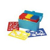 Stencil Mill 24/pk In Plastic Box