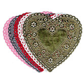 Doilies 6 Red Hearts 100/pk