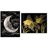 S Art Paper Gold/silver Foil 10 Pk