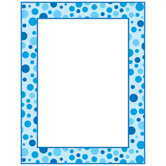 Blue Polka Dots Printer Paper
