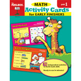 Math Activity Cards For Early