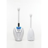 Toilet Brush & Canister - White