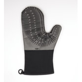 Silicone Oven Mitt With Magnet - Licorice