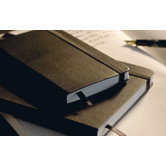 Classic Medium Hardcover Notebook in Black