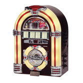Jukebox CD Player in  Walnut  Finish