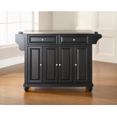 Cambridge Kitchen Island with Stainless Steel Top