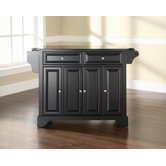 LaFayette Kitchen Island with Granite Top