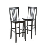 School House 30" Barstool in Black