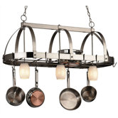 Lighted Hanging Pot Racks