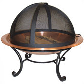 Easy Access Fire Pit Spark Screen
