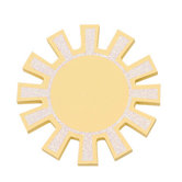 Wooden Sun in Funky Yellow
