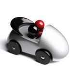 Streamliner Cab Car in Silver