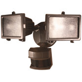 300 Watt Motion Activated Twin Security Light in Bronze Finish
