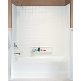 Classics Three Panel Swantile Tub Wall Kit