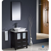Torino 24" Modern Bathroom Vanity with Vessel Sink