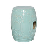 Cloud Scroll Garden Stool