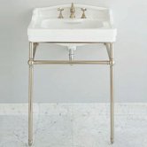 Pomenzia 27" Console Stand Kit with Chrome Base