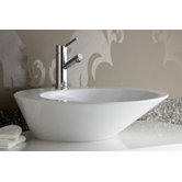 Epic Round Above Counter Basin in White