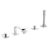 Allure Lever Volume Control Roman Tub Faucet with Hand Shower