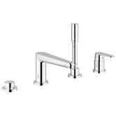 Eurodisc Cosmopolitan Volume Control Roman Tub Faucet with Hand Shower