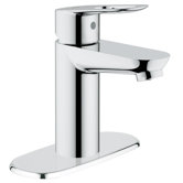 BauLoop Single Handle Centerset Bathroom Faucet with Escutcheon
