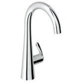 Ladylux&sup3; One Handle Single Hole Pillar Kitchen Faucet with Watercare