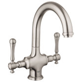 Bridgeford Water Care Double Handle Centerset Bar Faucet with Less Handle
