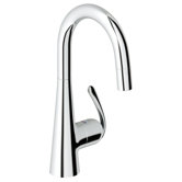 Ladylux&sup3; Pro One Hanle Single Hole Pull-Down Bar Kitchen Faucet