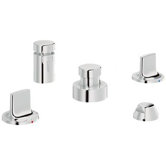 Ondus Double Handle Vertical Spray Widespread Bidet