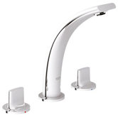 Ondus Double Handle Widespread Bathroom Faucet