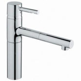 Essence Low Profile One Handle Single Hole Pull-Out Kitchen Faucet