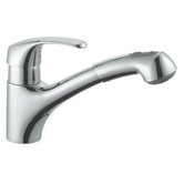 Alira Single Handle Single Hole Kitchen Faucet with Dual Spray