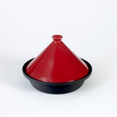 Cast Iron Cooking Tagine in Red