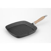 Grillpan with Wood Handle