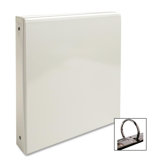View Binder, w/ 2 Inside Pockets, 1-1/2" Capacity, White