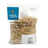 Rubber Bands, Size 18, 1 lb Bag, Natural Crepe