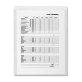 Sop Ticket Holders, Self-Adhesive,8 -1/2"x11", 5 per Box, Clear Front