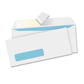 Business Envelopes, No. 10, Peel/Seal, 9-3/4"x4", 500 per Box, White