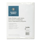 Index Dividers, 3HP, 8-Tab, White