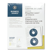 CD/DVD Labels, Laser/inkjet, 300 per Pack, White