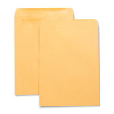 Catalog Envelopes,w/Adhesive Strip,Plain,10"x13",100 per Box,Kraft