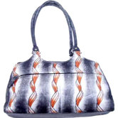 Genuine Leather Dr. Style Printed Handbag