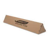 Triangle Mailing Tubes,6X36", 12/PK, Brown Kraft