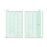 2PPM Organizer Refills, Jan-Dec, 7-HP, 2PPM, 5-1/2"x8-1/2", 2013