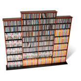 Quad Wall Mouted Multimedia Storage Rack