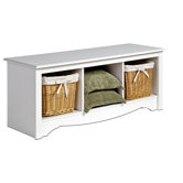 Monterey Wood Storage Bedroom Bench