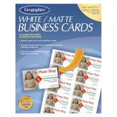 Business Card, Inkjet Coated, Matte, White, 1000 Cards